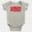 Varalena Podi Short Sleeve Baby Onesie in Ash Color